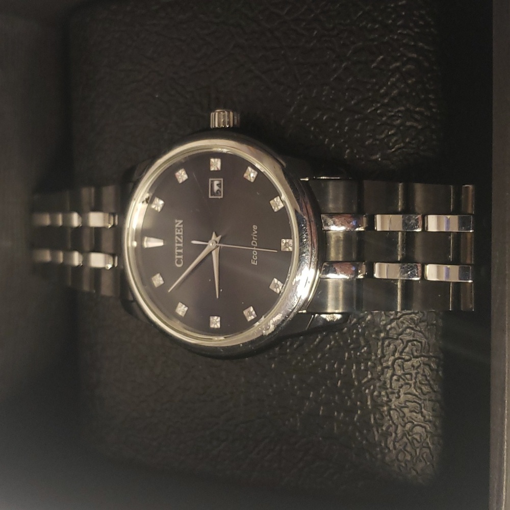 CITIZEN ECO DRIVE WATCH WITH BOX